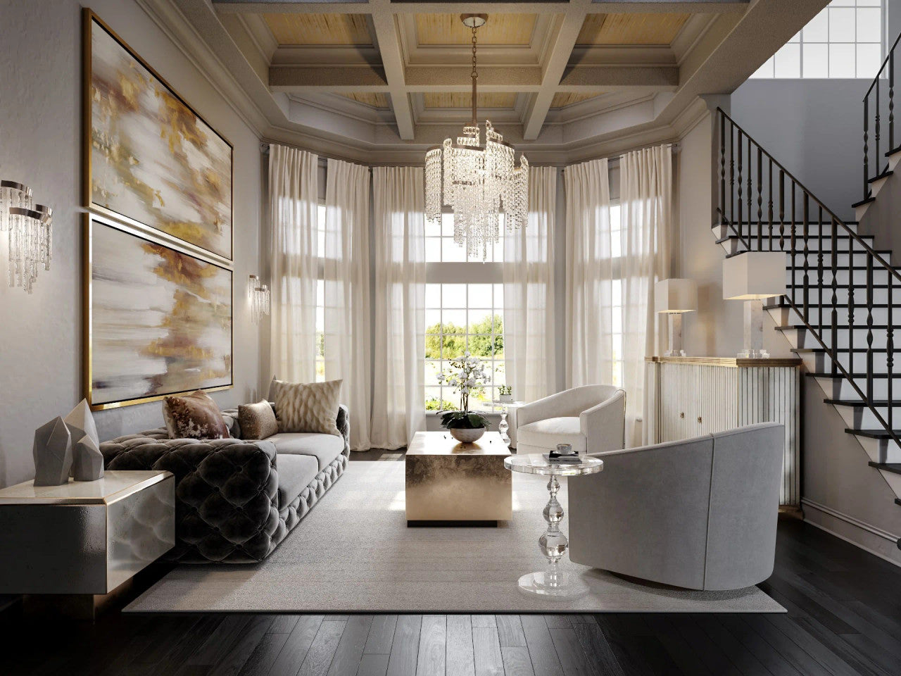 Mont Blanc Chandelier