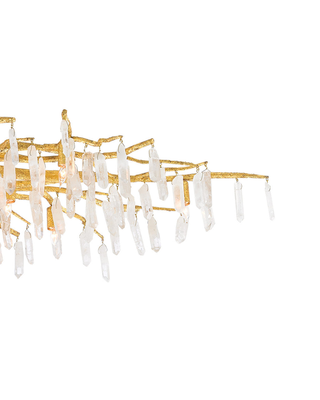 Forest Light Gold Semi-Flush Mount