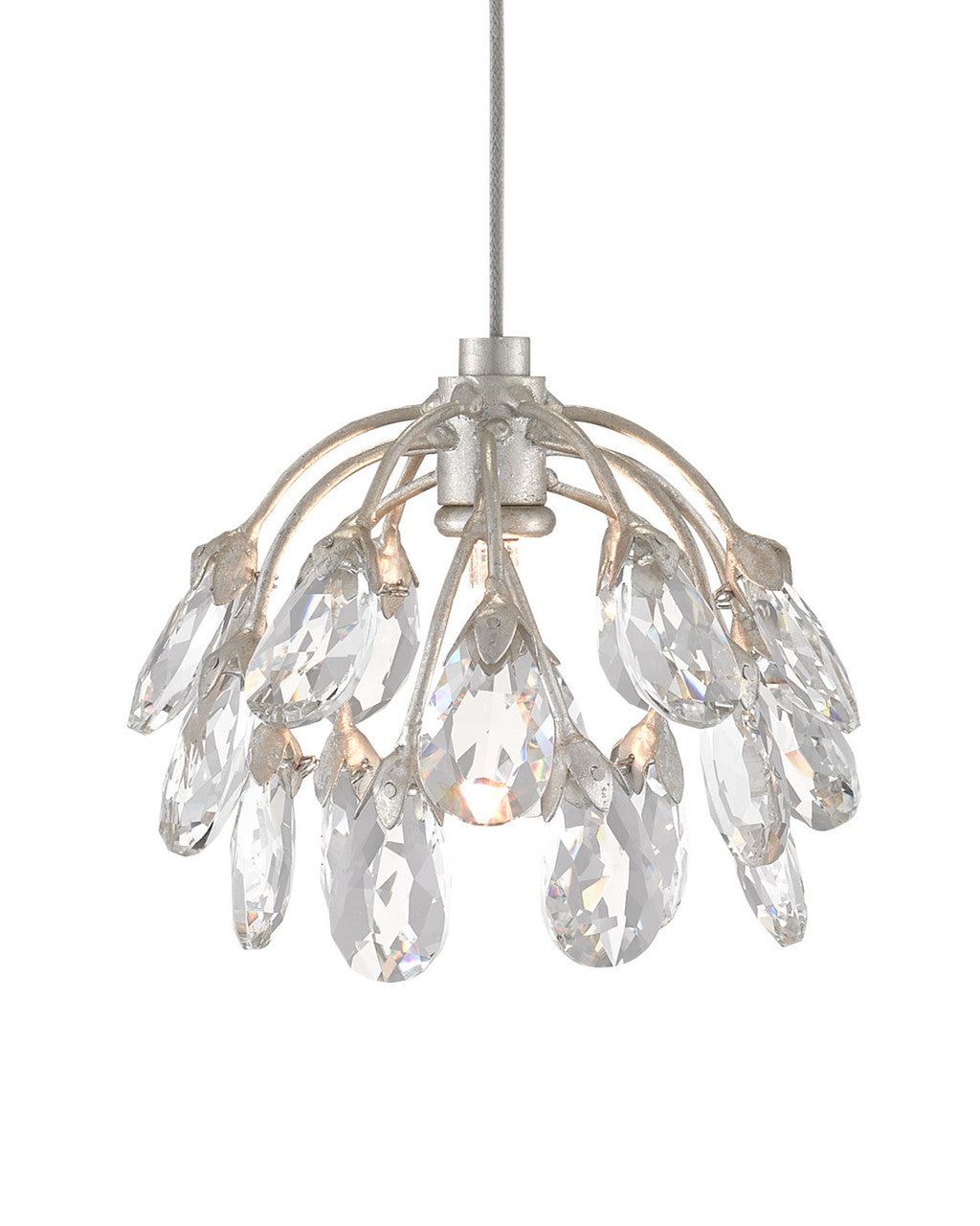 Crystal Bud 36-Light Round Multi-Drop Pendant