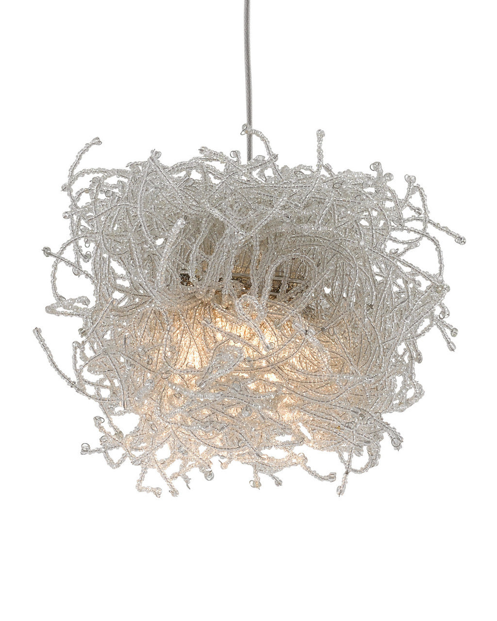 Birds Nest 15-Light Linear Multi-Drop Pendant