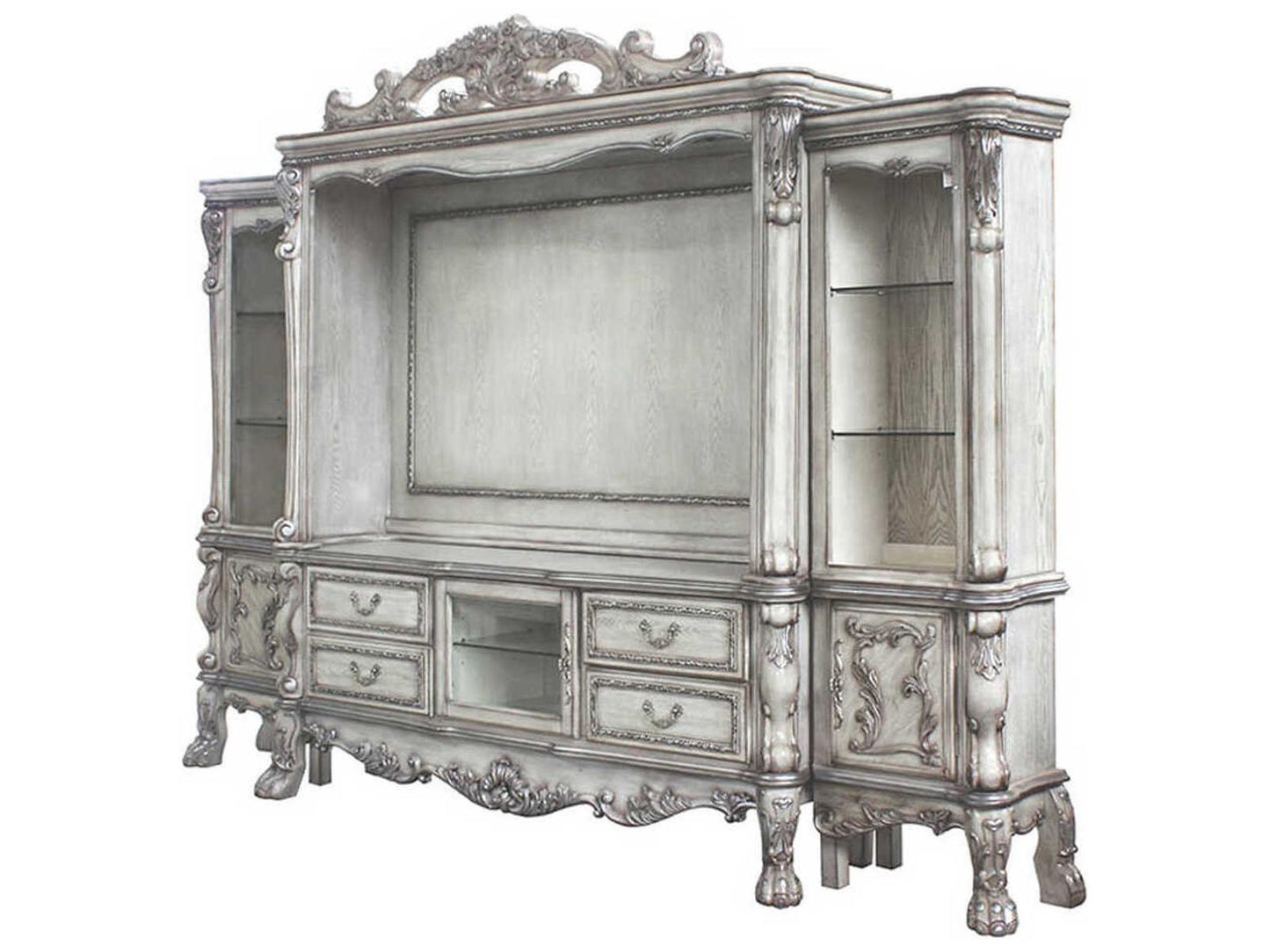 Dresden 121" Poplar Wood Media Console