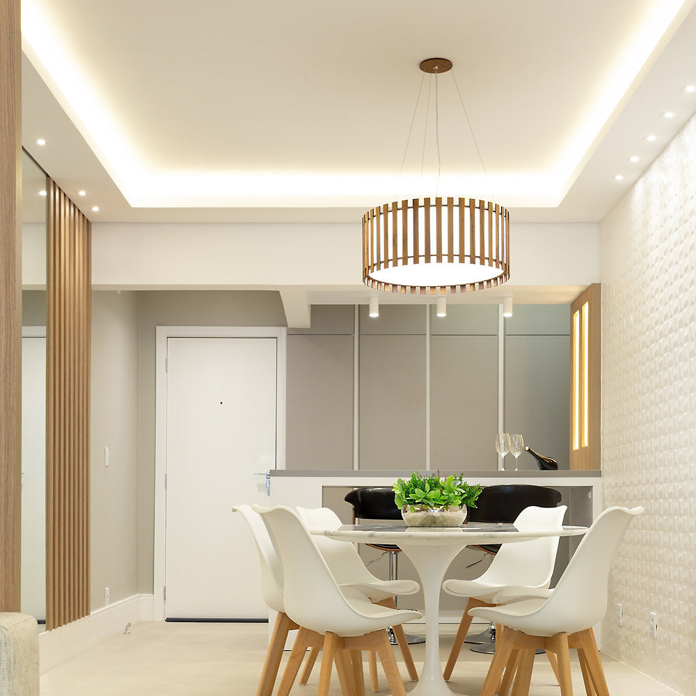 Slatted Drum Pendant