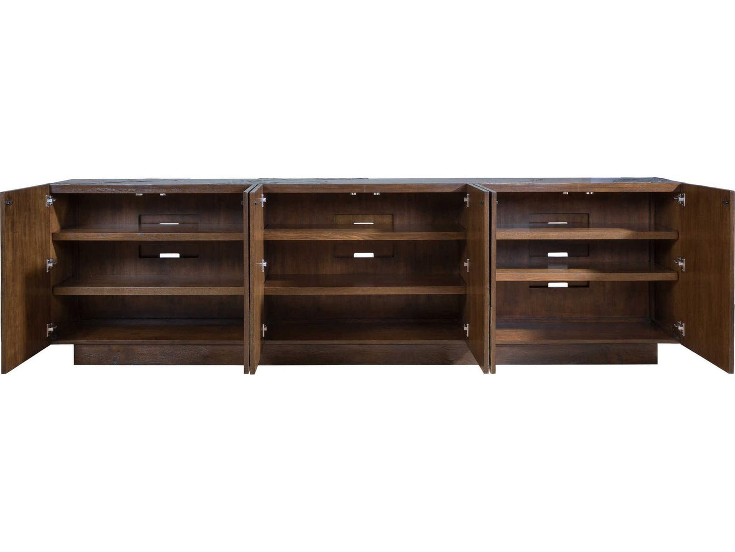 Signature Designs Contango 117 Inch Oak Wood Rich Brown Media Console
