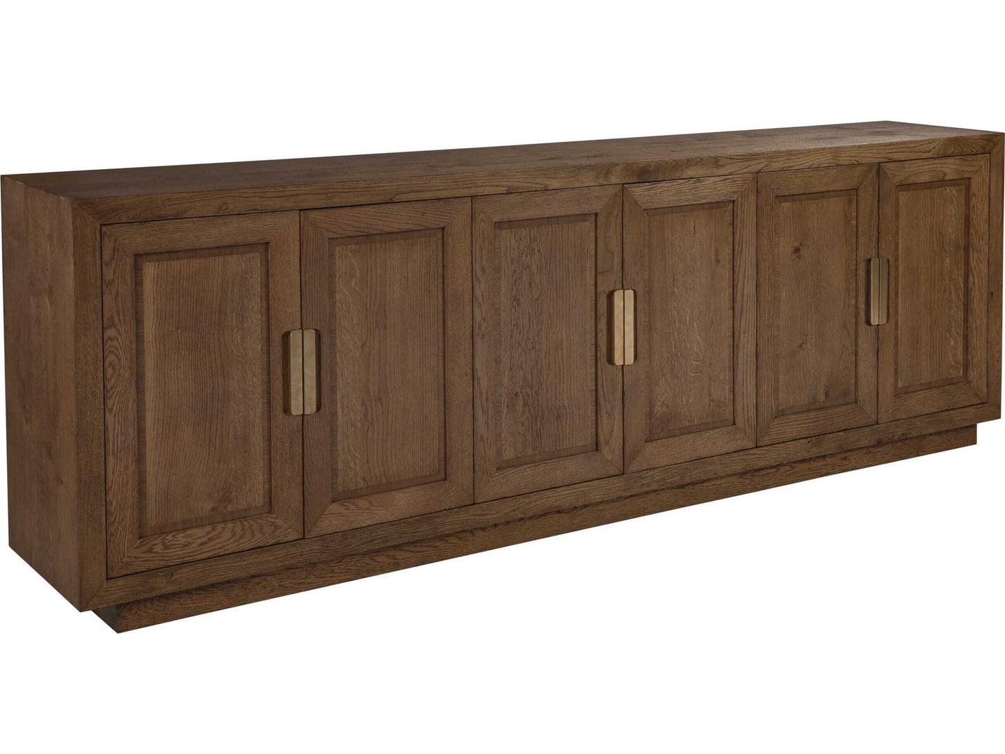 Home Barnaby Long Media Console Cerused White Oak