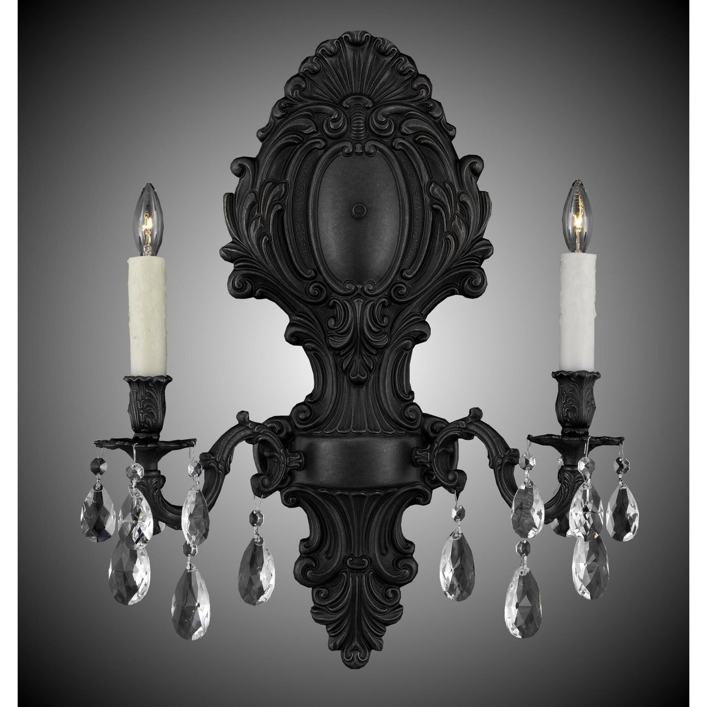 American Brass And Crystal 22 Inch Wall Sconce Cp182221