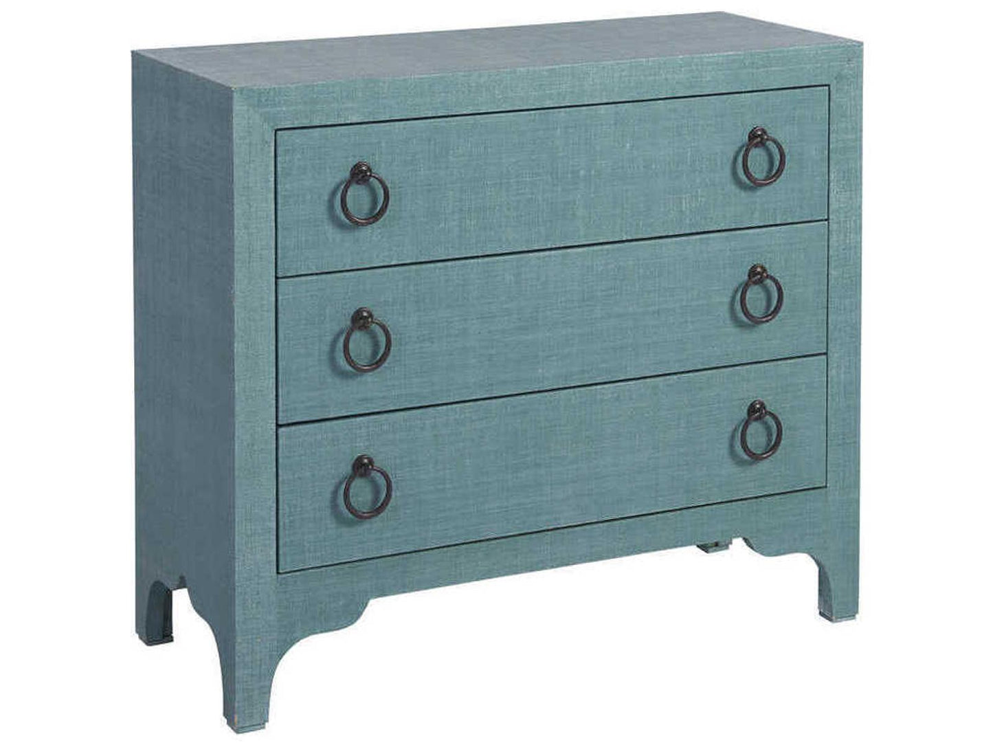 Newport Balboa Island Raffia Hall Chest in Seaglass