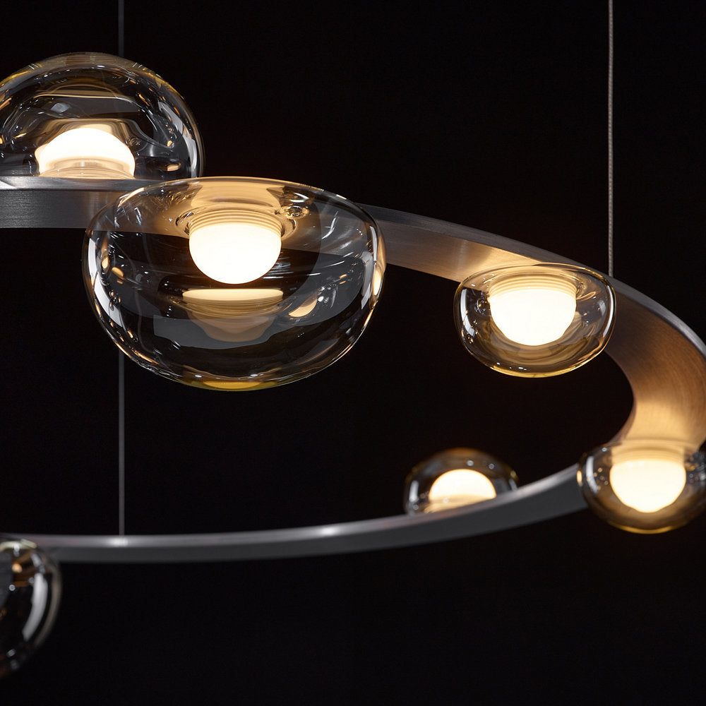 Dew Drop Circle LED Chandelier
