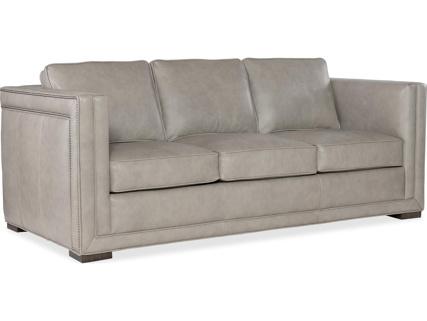 Ellary 3-Seat Upholstered Sofa with Track Arms and Nailhead Trim