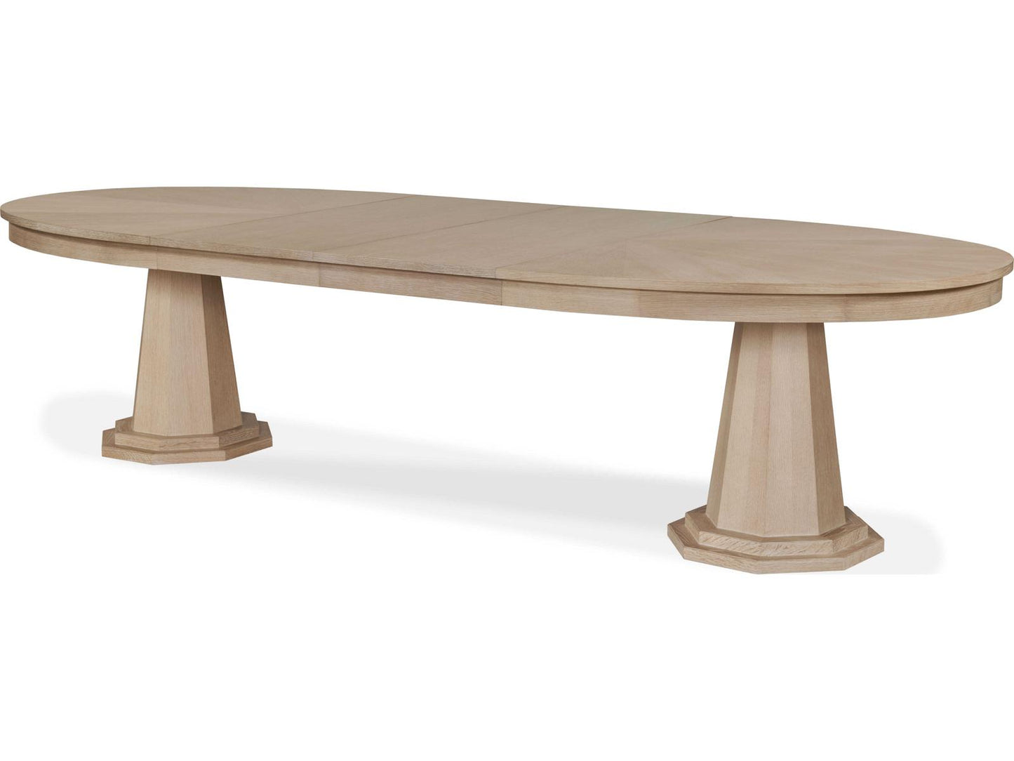 Maison '47 Oval 80-Inch Dining Table in Blonde Cerused Oak