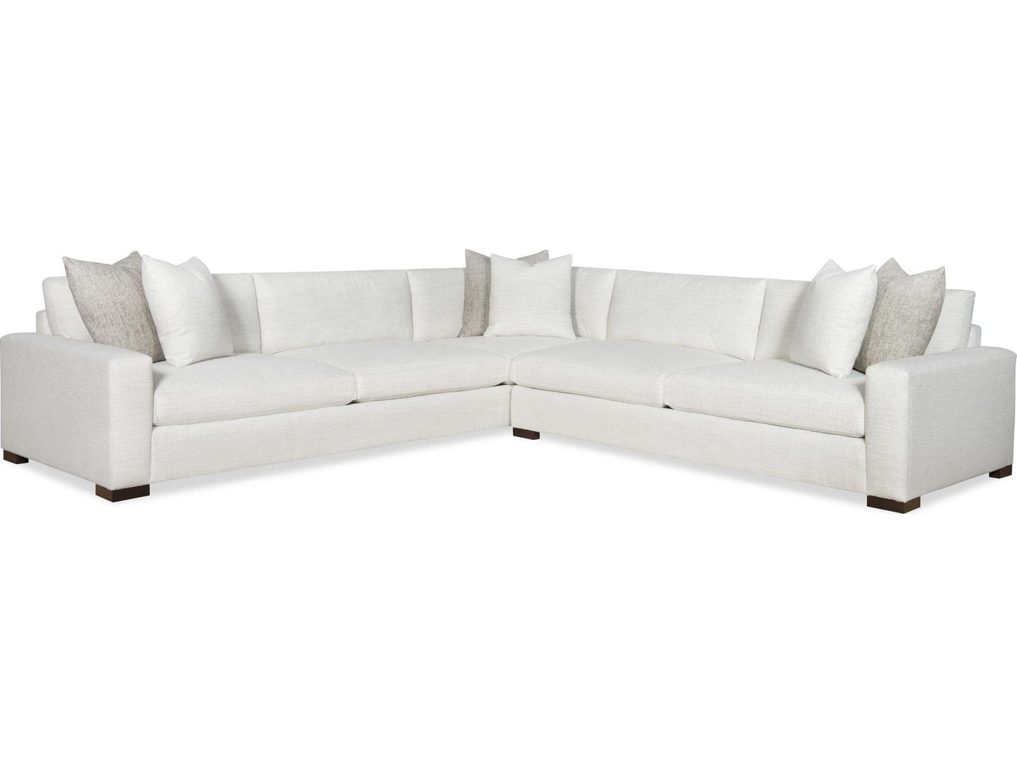 Great Room 2-Piece Modular Fabric Sectional Sofa