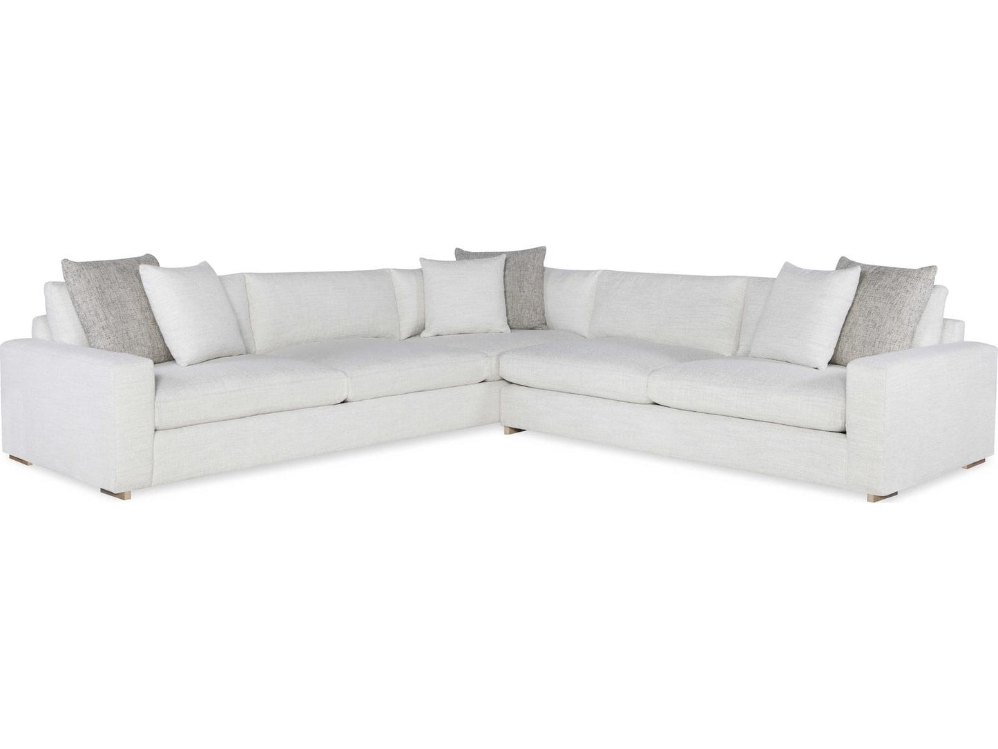 Great Room 2-Piece Fabric Sectional Sofa with Runner Base