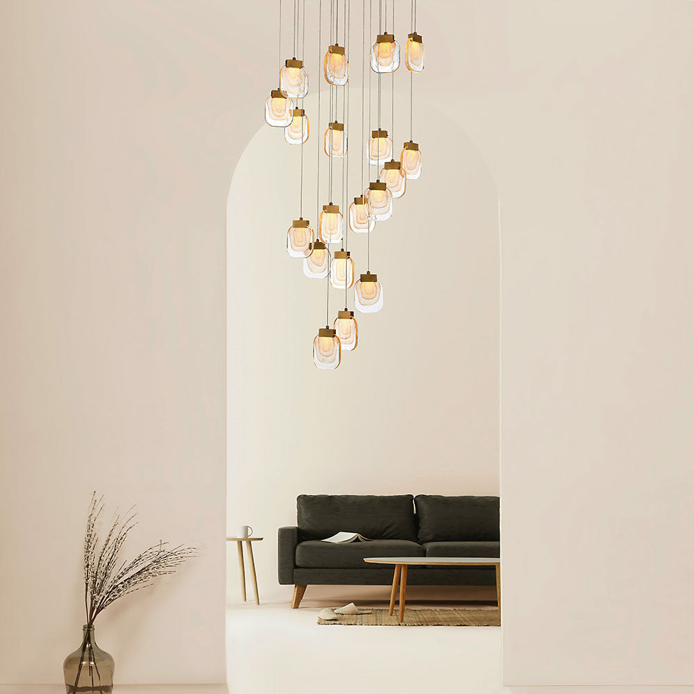 Paget Cascading LED Multi-Light Pendant