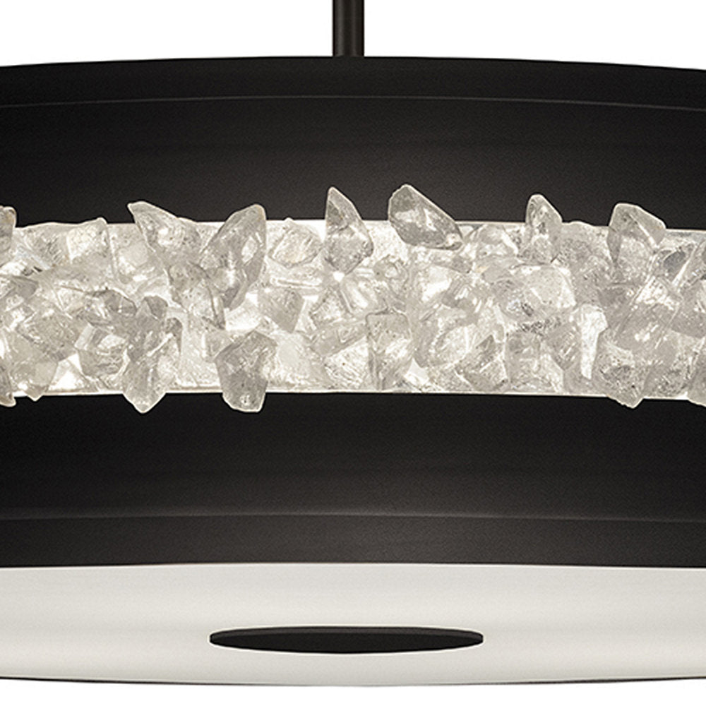 Arctic Halo Drum Chandelier