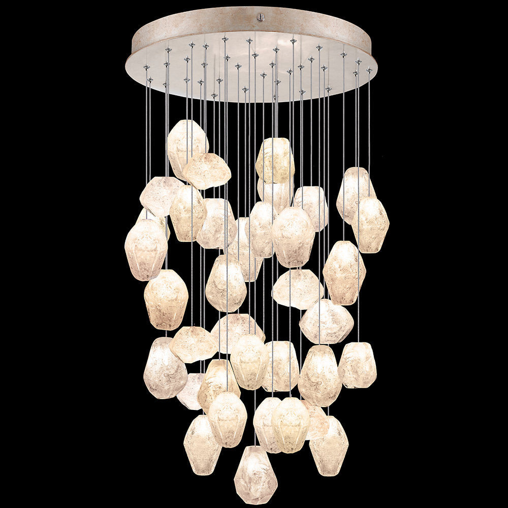 Natural Inspirations Quartz Round Multi-Light Pendant