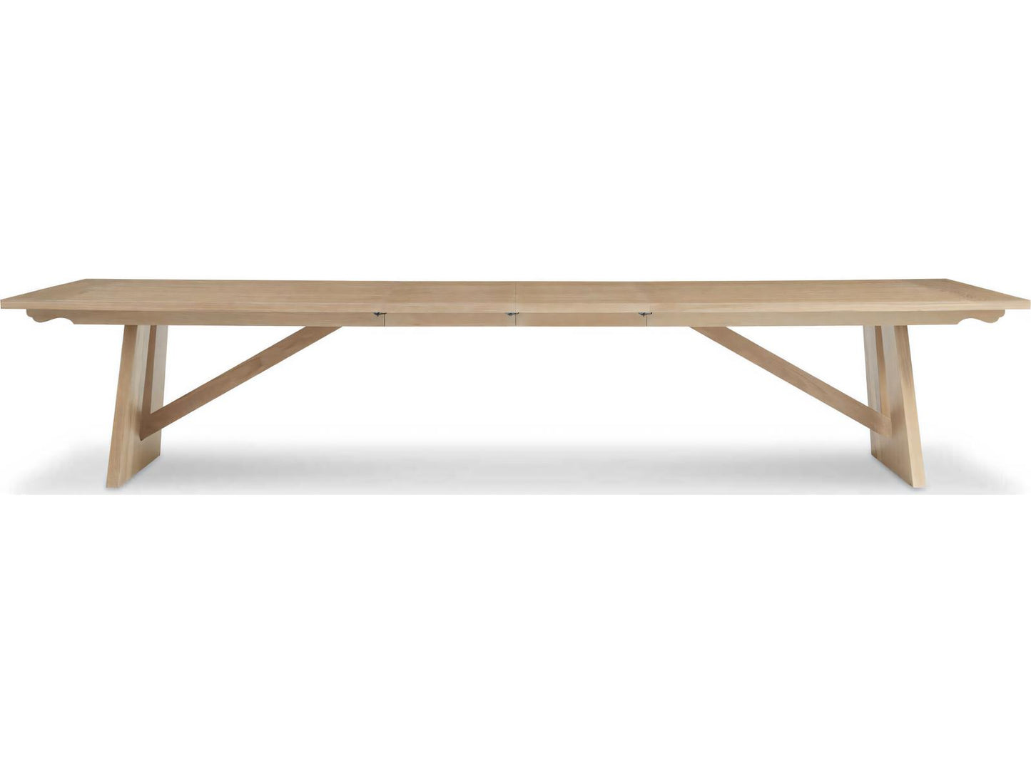 Revival Rectangular Wood Dining Table in Light Oak