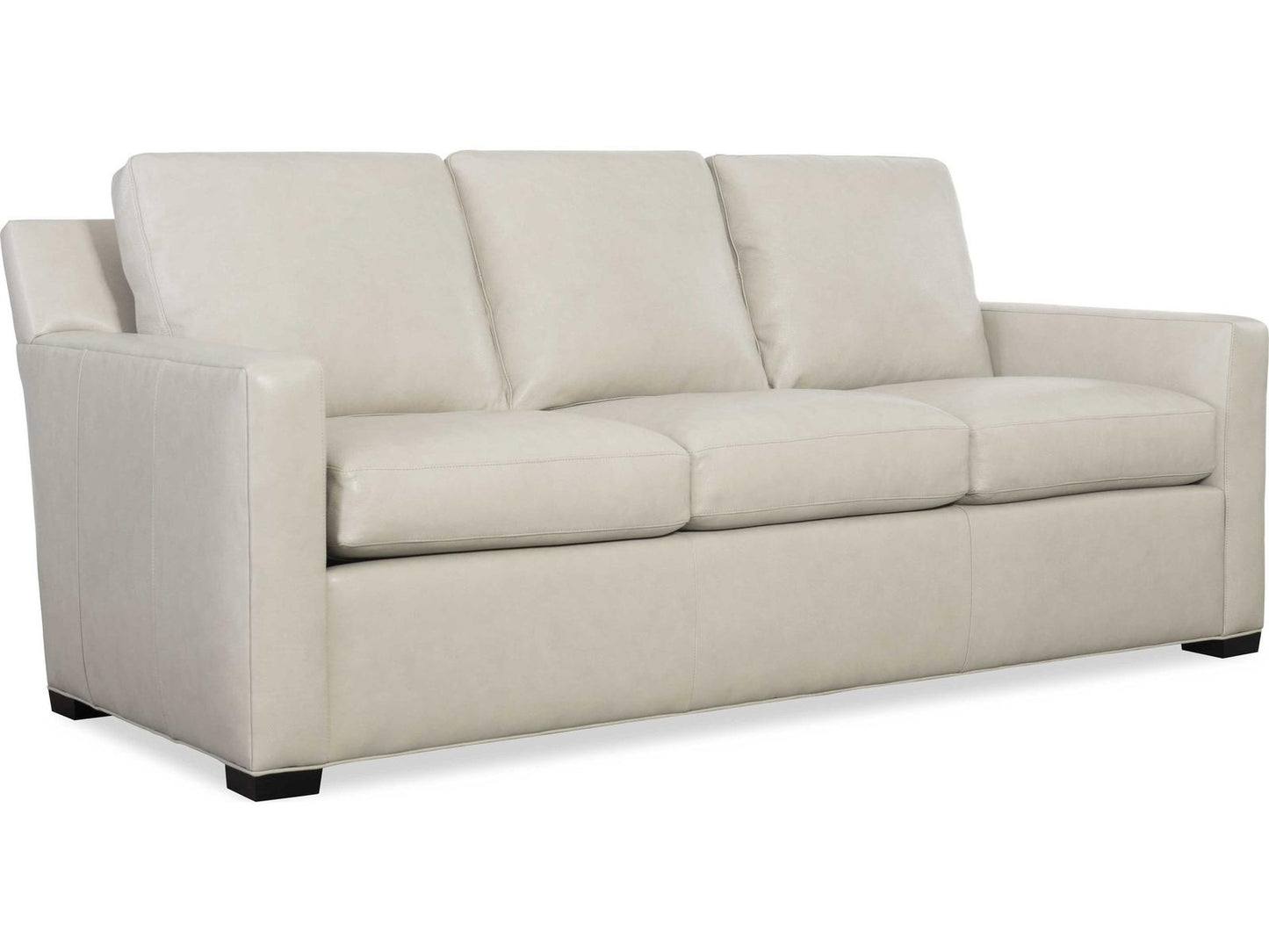 H&M Home 3-Seat Fergus Bisque Leather Sofa