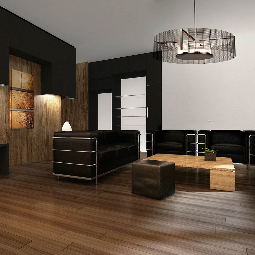 Downtown Mesh Drum Chandelier