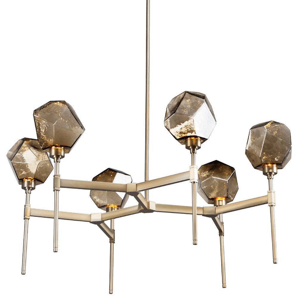 Gem Round LED Belvedere Chandelier
