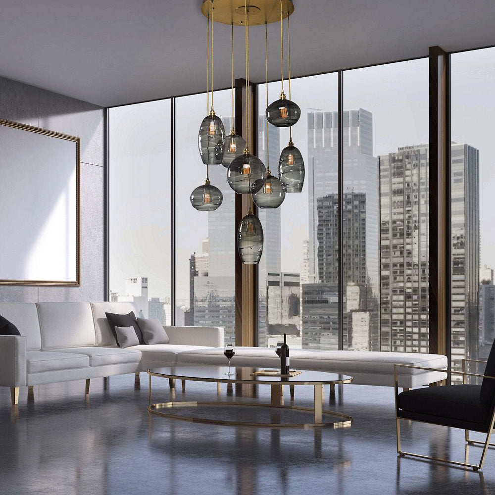 Misto Round Multi Light Pendant