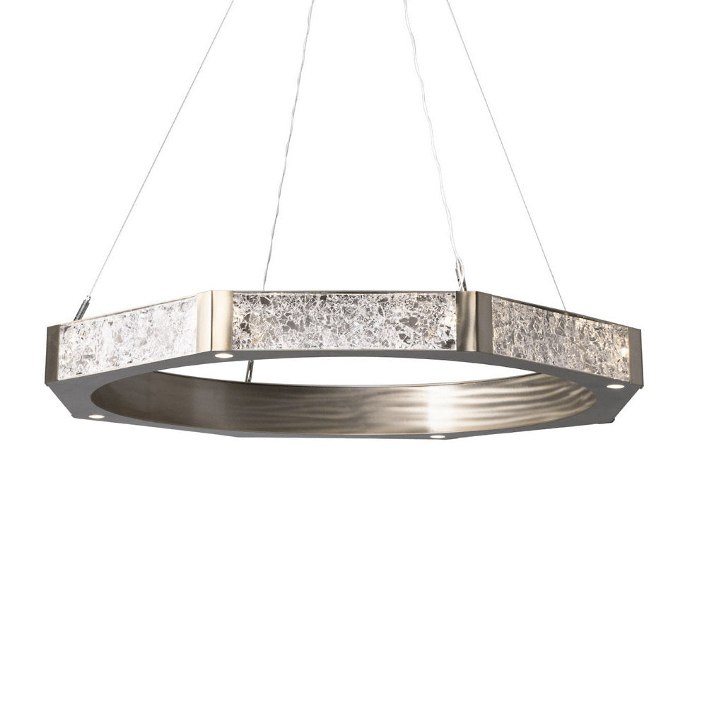 Glacier LED Ring Chandelier