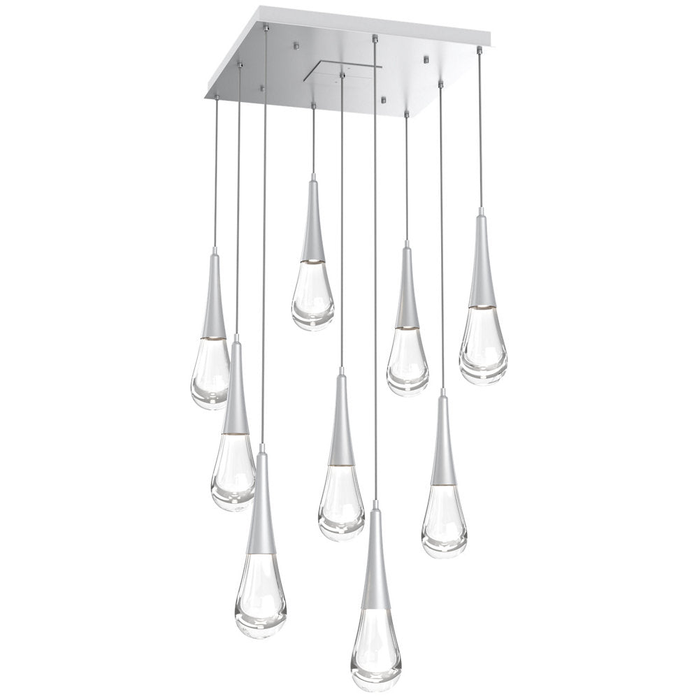 Raindrop Square LED Multi-Light Pendant