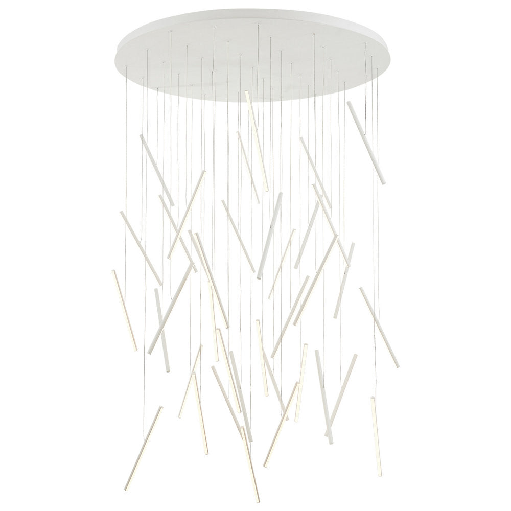 Chute LED Round Multi-Light Pendant