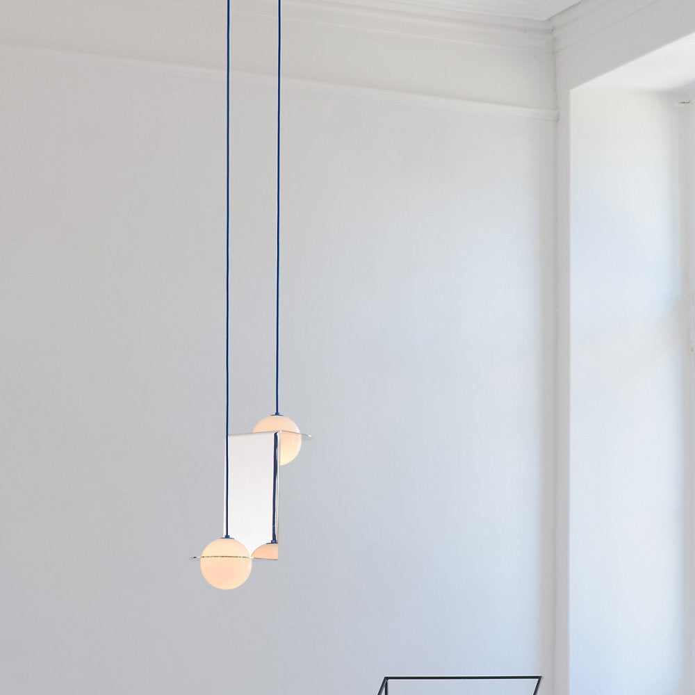 Laurent 05 Tall Offset Duo Pendant