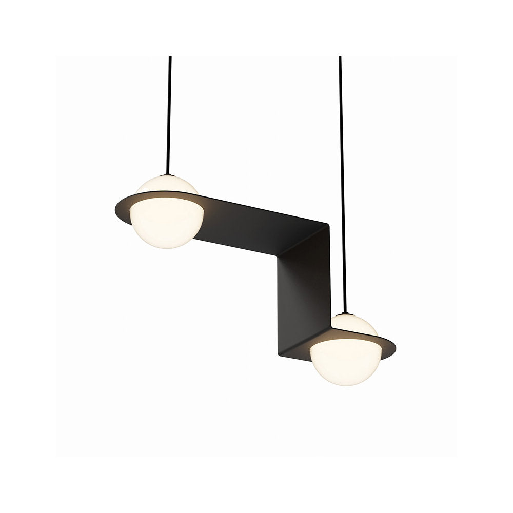 Laurent 06 Wide Offset Duo Pendant
