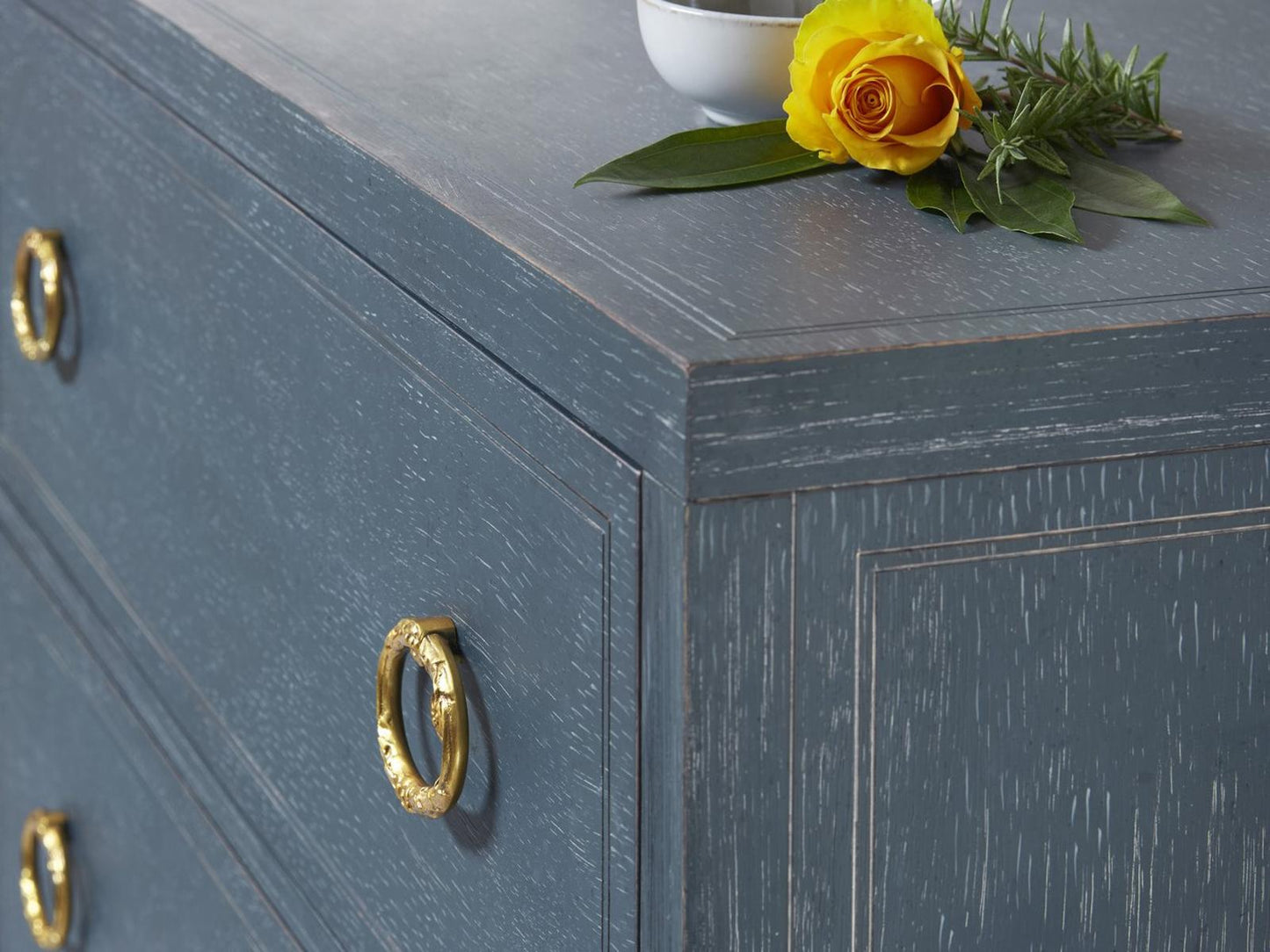 Arundel 6-Drawer Double Dresser Blue Distressed Finish