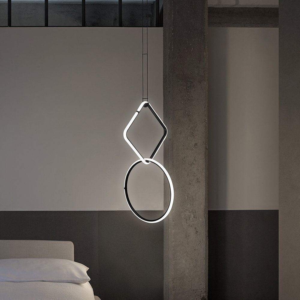 Arrangements Square Small Two Element Suspension