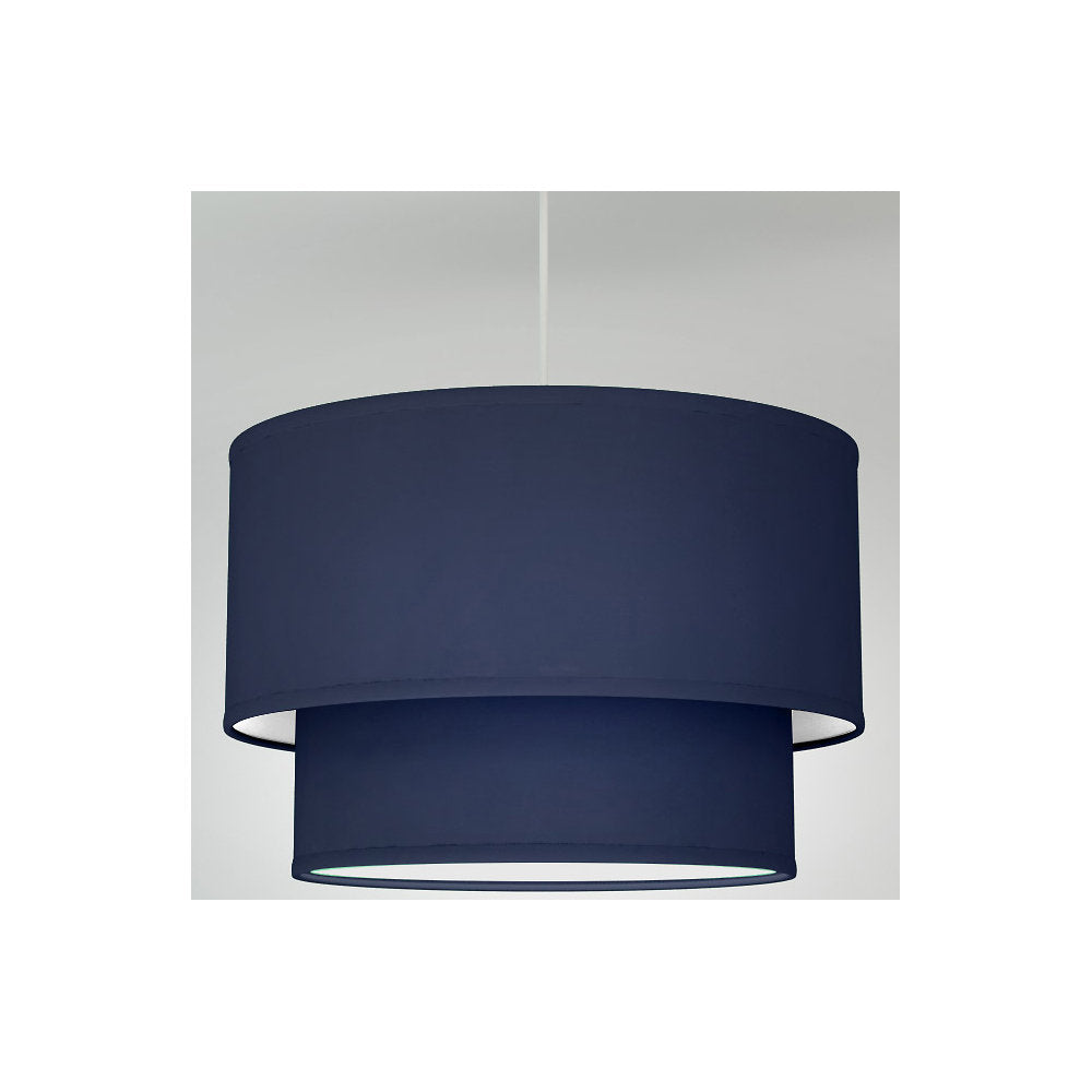 Philip Linen Drum Pendant