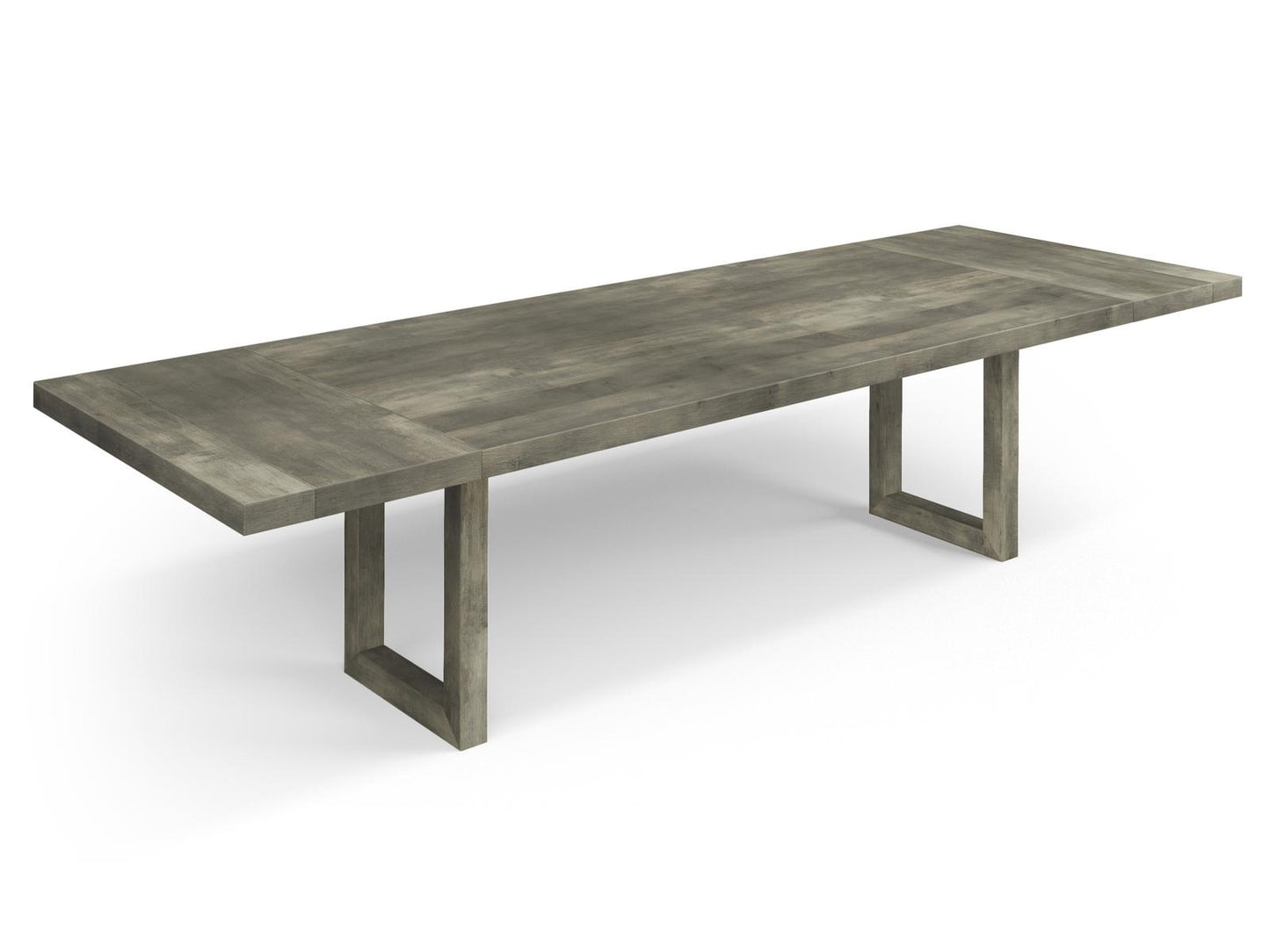 Oracle Emerson Extension Dining Table with Solid Maple Top and U-Shaped Base