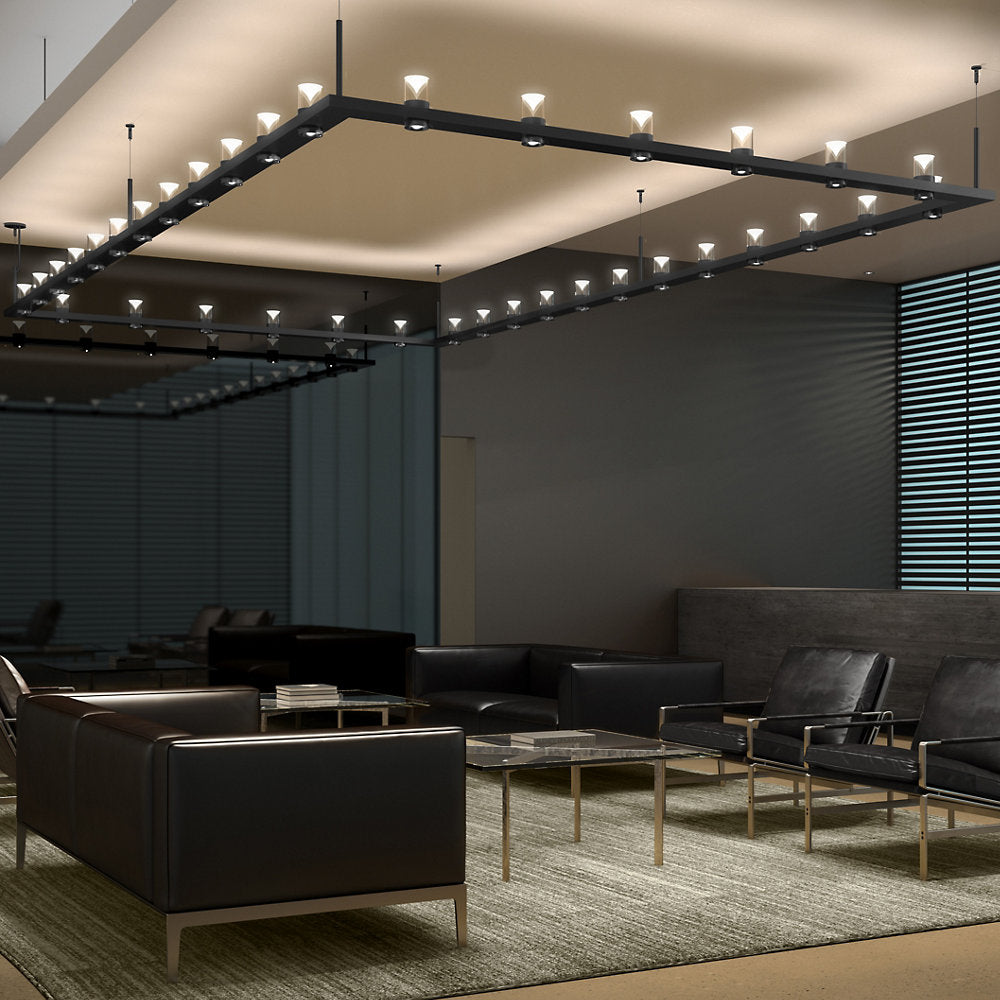 Intervals Rectangle LED Pendant