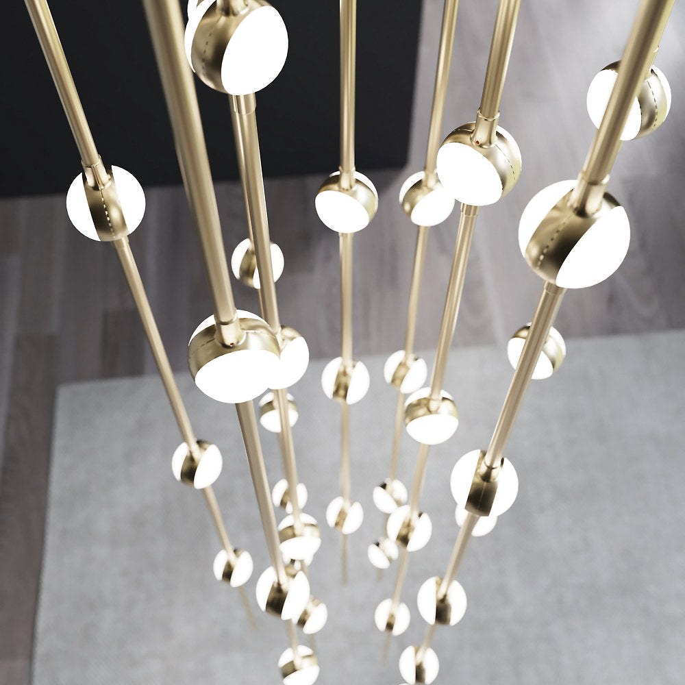 Constellation Andromeda Round LED Tall Pendant