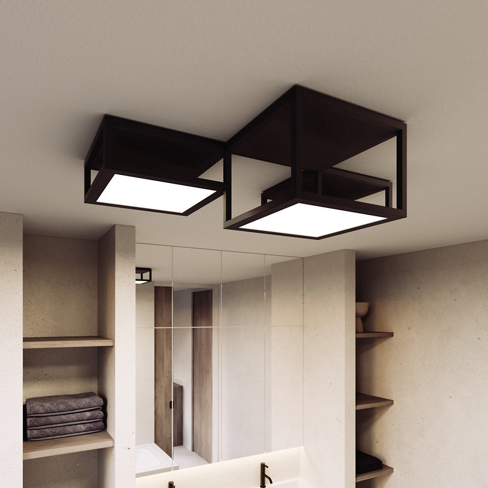 Cubix 3-Light LED Flushmount