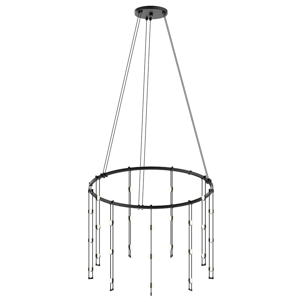 Suspenders 24-Inch LED Single Ring Chandelier
