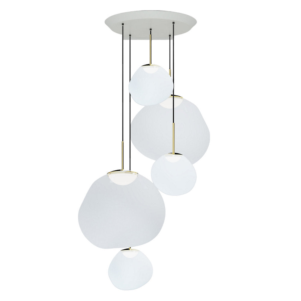 Melt Large Round LED Multi-Light Pendant