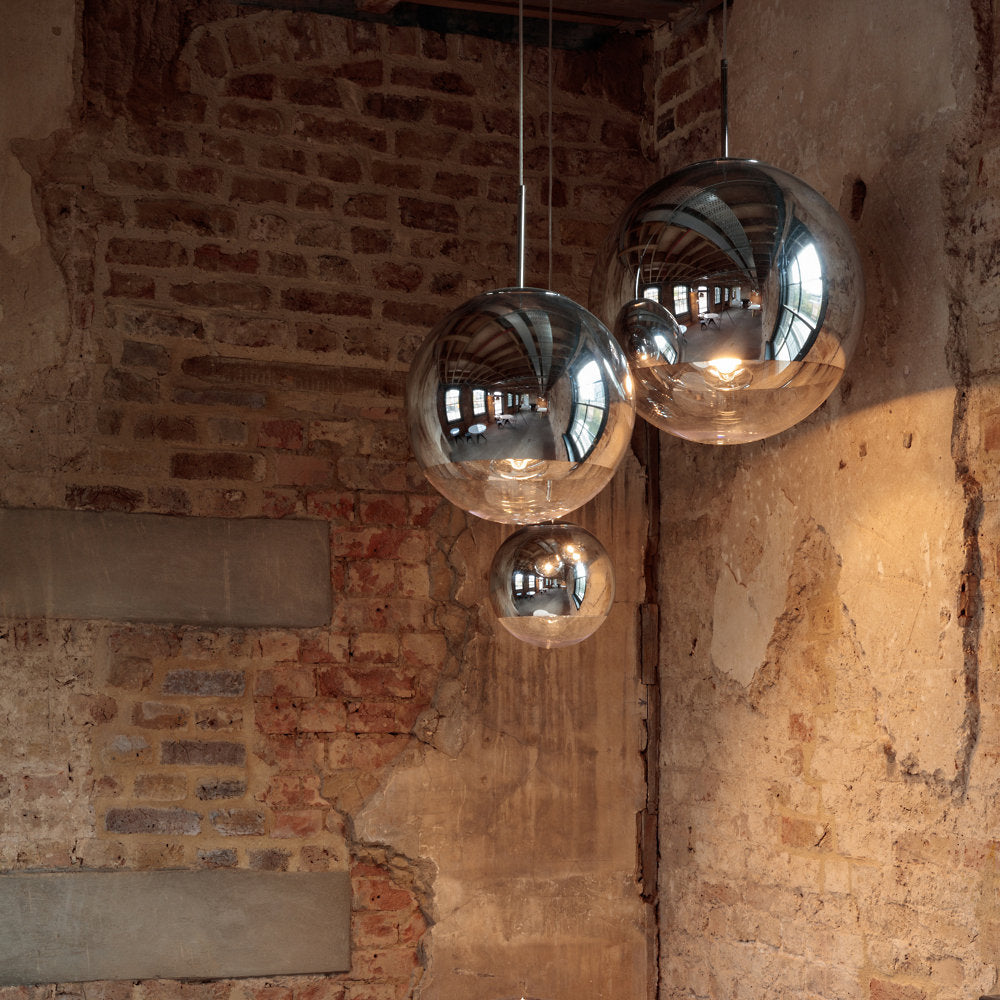 Mirror Ball Range Round LED Multi-Light Pendant