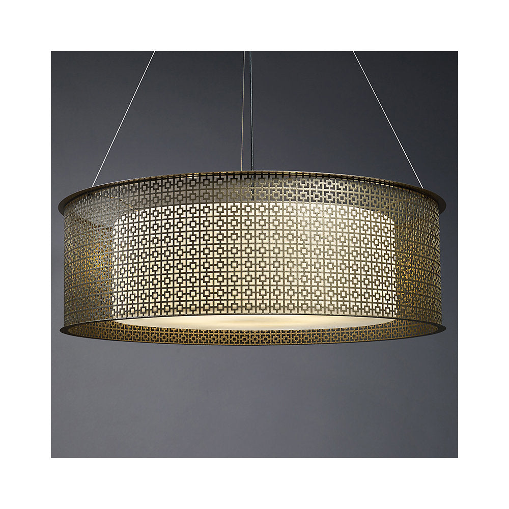Clarus Drum Pendant with Diffuser