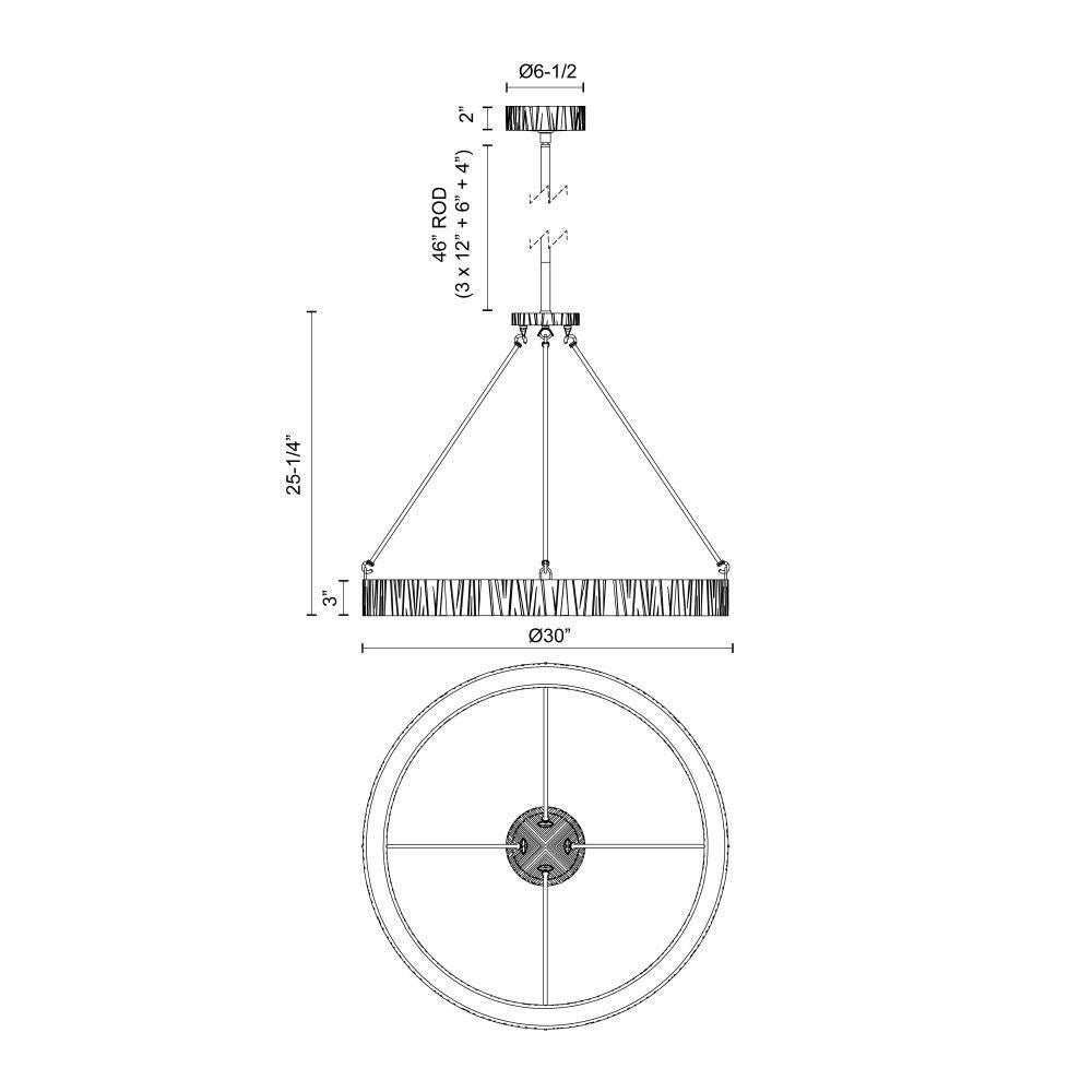 Kensington LED Pendant
