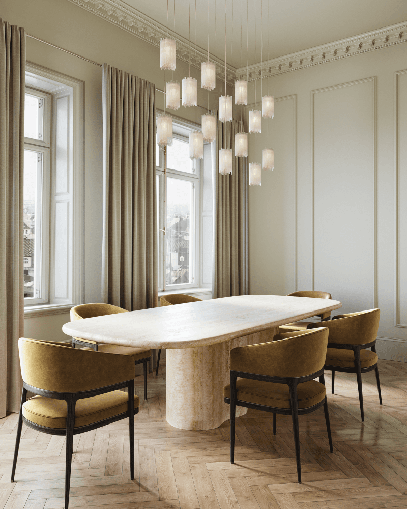 Regatta 15-Light Linear Multi-Drop Pendant