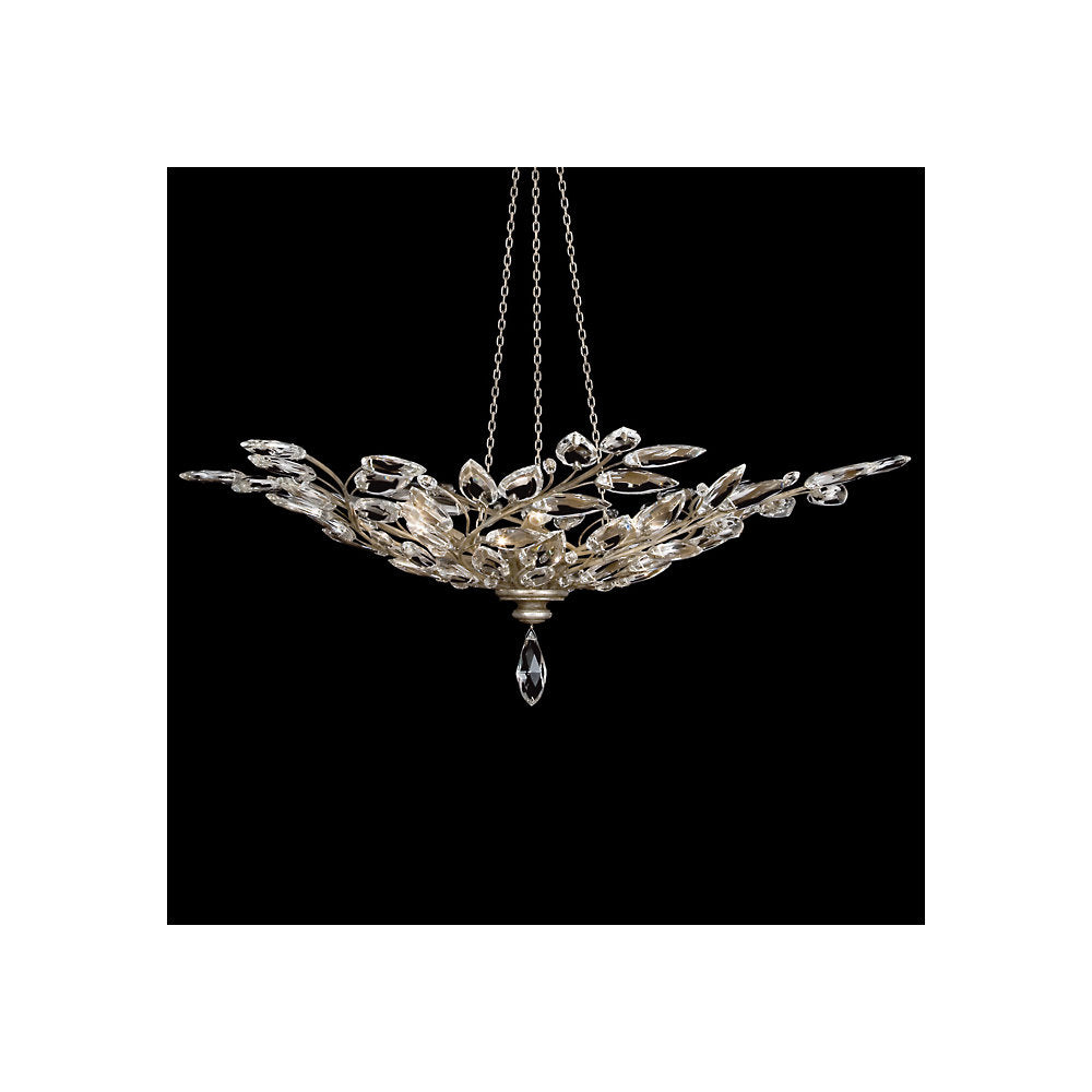 Crystal Laurel Bowl Pendant