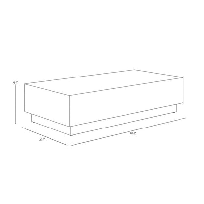 Sunpan Albans Coffee Table