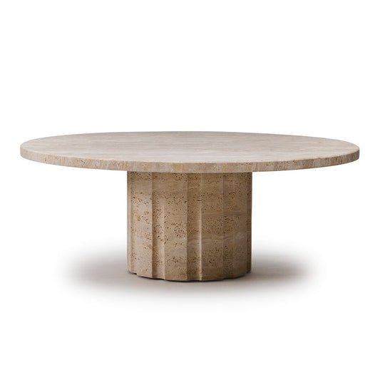 Interlude Amerigo Cocktail Table - Travertine