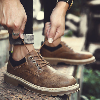 Men’s Casual Tooling Shoes Trendy Everyday Footwear
