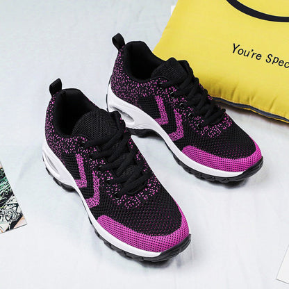 Women's Air Cushion Shoes Height-Boosting, Breathable Sports & Dance Style