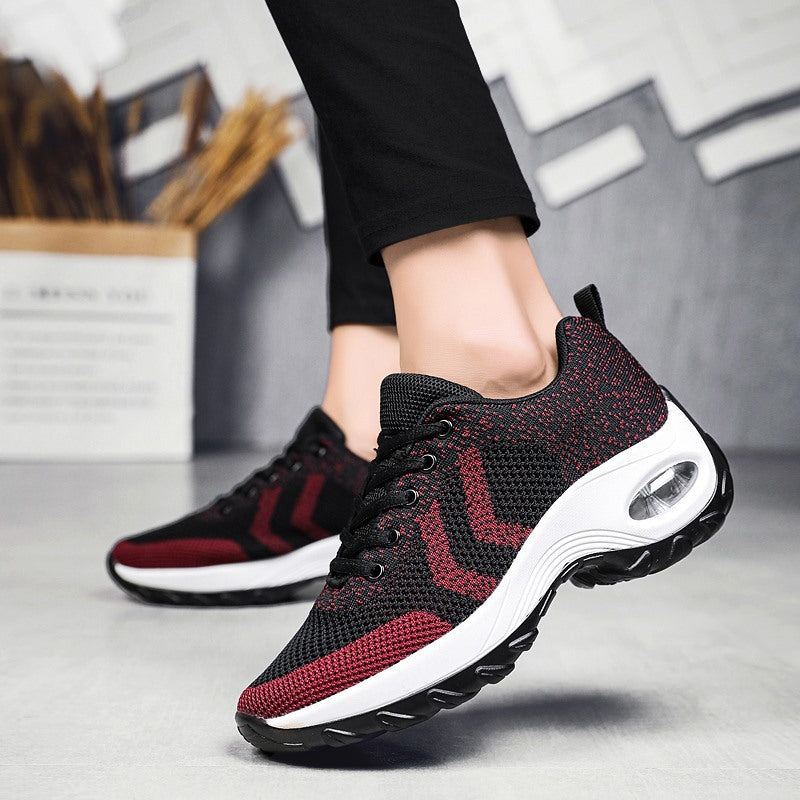 Women's Air Cushion Shoes Height-Boosting, Breathable Sports & Dance Style