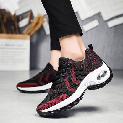Women's Air Cushion Shoes Height-Boosting, Breathable Sports & Dance Style