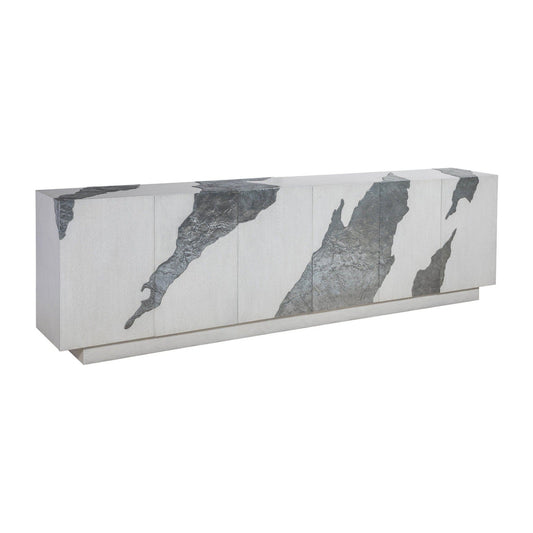 Artistica Home Signature Designs Contango White Long Media Console
