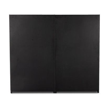 Four Hands Millie Panel and Glass Door Double Cabinet